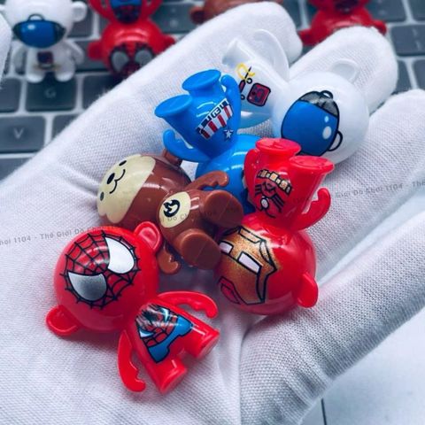 Đồ Chơi Lật Đật Mini Iron Man, Spider Man, Captain, Phi Hành Gia, Khỉ - Đồ Chơi Giải Trí An Toàn Giá Rẻ Cho Bé