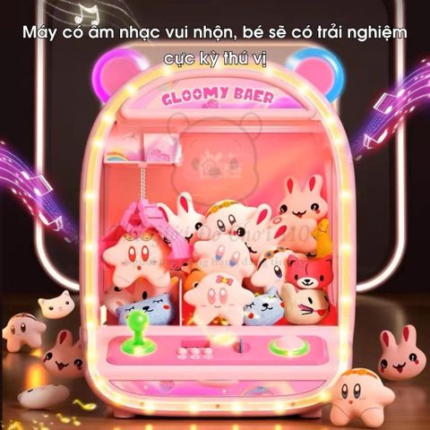 Máy Gắp Thú Mini CUTE BEAR - Đồ Chơi Gắp Thú Bông Cỡ Lớn, Thiết Kế Đáng Yêu, Dành Cho Mọi Lứa Tuổi, Quà Tặng Tuyệt Vời
