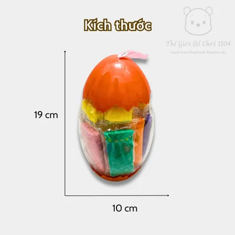 Đất Sét Nhiều Màu Hình Vỏ Trứng - Bộ Đồ Chơi Sáng Tạo An Toàn Cho Bé 13 Túi Màu Rực Rỡ Phát Triển Kỹ Năng và Tư Duy