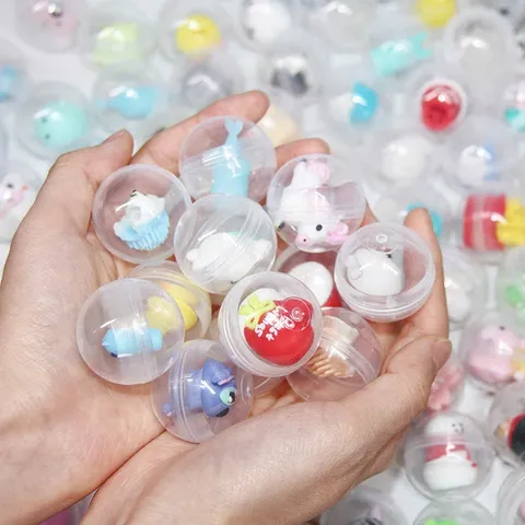 Xu đồ chơi bỏ vào máy gắp thú bông mini đường kính 2 cm, chất liệu nhựa, đồ chơi nhỏ mini