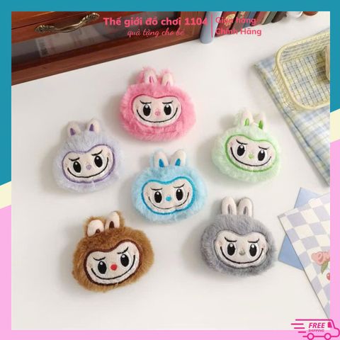 Gấu Bông Labubu Mini Dễ Thương - Ghim Cài Áo & Móc Khóa Độc Đáo, Quà Tặng Đáng Yêu Cho Fans Thỏ