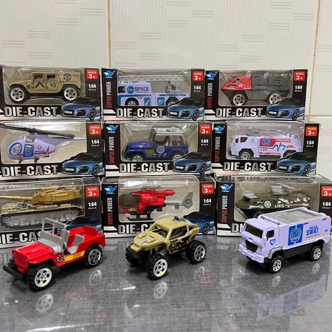 Xe Mô Hình Kim Loại Cao Cấp DIE CAST - Đồ Chơi Công Trình Cho Bé Trai, Quà Tặng Sinh Nhật, Sưu Tầm Xe Mini 7-9cm