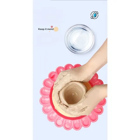 Đồ chơi máy làm gốm nghệ thuật Cao Cấp DIY cho bé thỏa sức sáng tạo - thegioidochoi1104