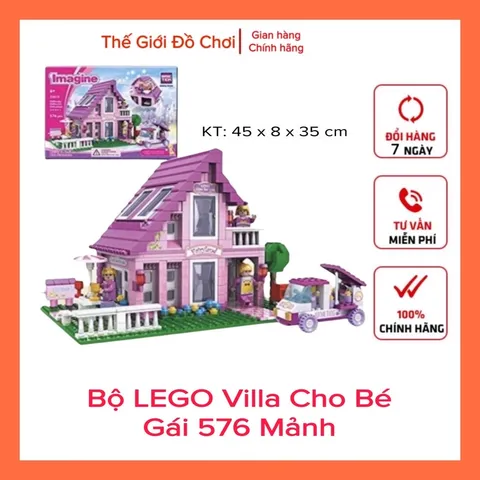 [ HOT ] Đồ chơi lắp ráp LEGO Villa FARYLAND cho bé gái (576 mảnh) Tphcm