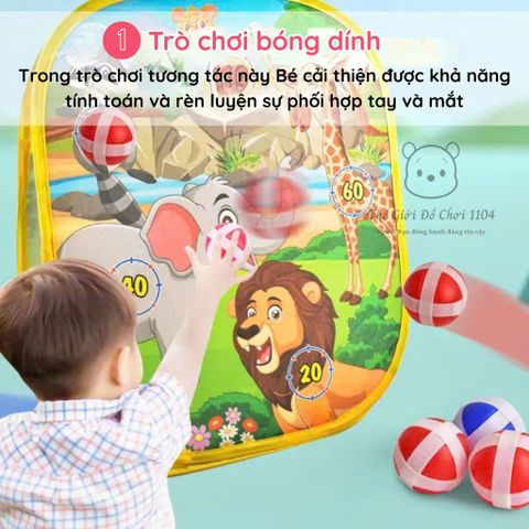 Đồ Chơi Ném Bóng 3in1 Tossing Game - Bộ Trò Chơi Vận Động Thông Minh Giúp Bé Từ 3 Tuổi Khám Phá và Phát Triển Kỹ Năng Vui Nhộn