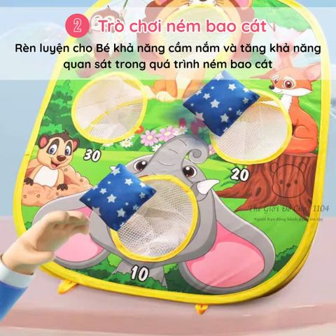 Đồ Chơi Ném Bóng 3in1 Tossing Game - Bộ Trò Chơi Vận Động Thông Minh Giúp Bé Từ 3 Tuổi Khám Phá và Phát Triển Kỹ Năng Vui Nhộn