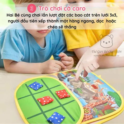 Đồ Chơi Ném Bóng 3in1 Tossing Game - Bộ Trò Chơi Vận Động Thông Minh Giúp Bé Từ 3 Tuổi Khám Phá và Phát Triển Kỹ Năng Vui Nhộn