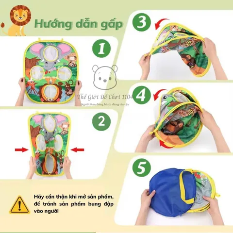 Đồ Chơi Ném Bóng 3in1 Tossing Game - Bộ Trò Chơi Vận Động Thông Minh Giúp Bé Từ 3 Tuổi Khám Phá và Phát Triển Kỹ Năng Vui Nhộn