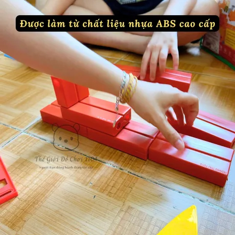 Bộ Đồ Chơi Xây Dựng Kiến Trúc - Túi Gạch Nhựa An Toàn, Dụng Cụ Kỹ Sư Cho Trẻ Em, Tăng Cường Sáng Tạo và Kỹ Năng Làm Việc Nhóm