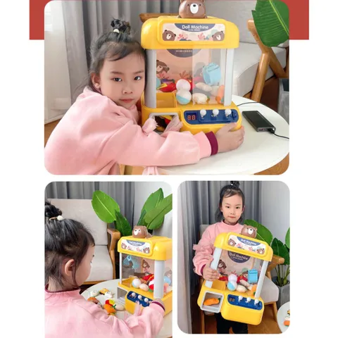 Đồ chơi gắp thú bông mini cho bé Claw Machine Q205 - Cỡ To - Cao 41 cm - Mẫu HOT Noel - thegioidochoi1104