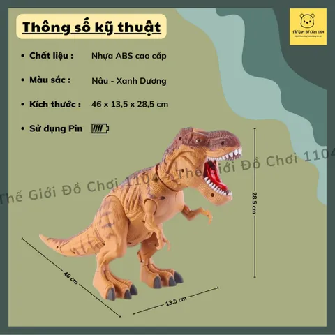 Đồ chơi khủng long đẻ trứng biết đi phun lửa chiếu đèn cỡ lớn khủng long cho bé trai