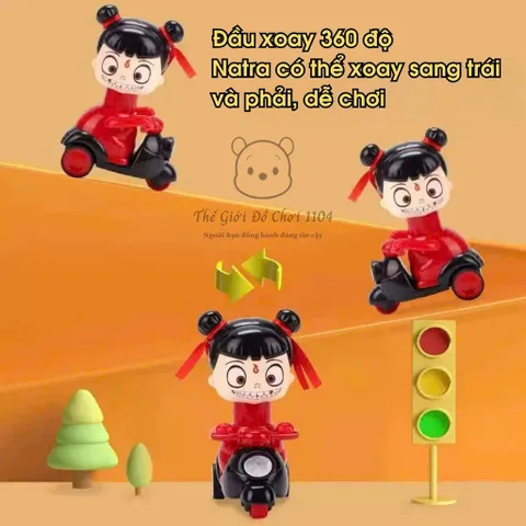 Xe Chạy Đà Dây Cót Na Tra - Đồ Chơi Không Dùng Pin, Quà Tặng Tuyệt Vời Cho Bé Yêu Fan Phim Na Tra Ma Đồng Giáng Thế