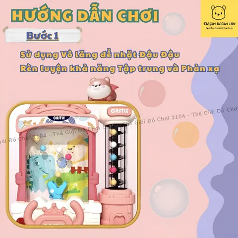Đồ chơi máy bắt hạt lâu đài