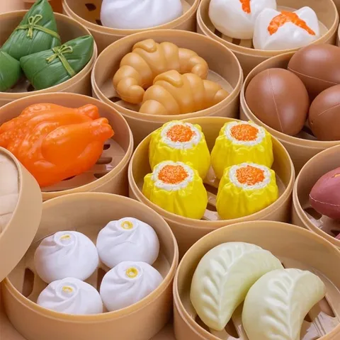 Đồ chơi nấu ăn Dimsum 82 chi tiết cho bé - Hộp to nhựa đẹp - Mô phổng thật - M777 - thegioidochoi1104