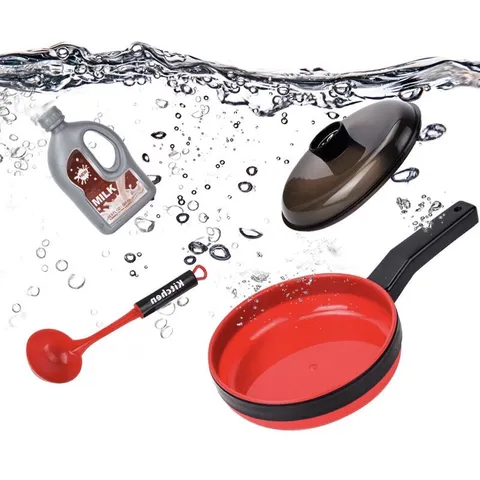 Đồ chơi nấu ăn cho bé Mini Kitchen 36 chi tiết - Màu đỏ - Mô phổng dụng cụ nhà bếp - thegioidochoi1104