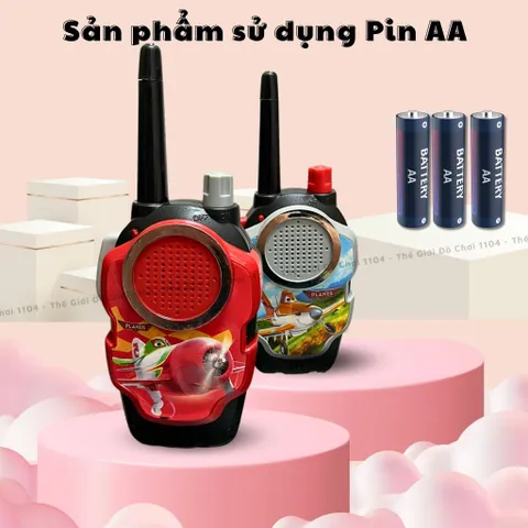 Set Bộ đàm trẻ em kết nối 2 chiều cho bé, khoảng cách kết nối 3km