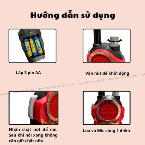 Set Bộ đàm trẻ em kết nối 2 chiều cho bé, khoảng cách kết nối 3km