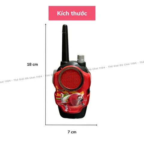Set Bộ đàm trẻ em kết nối 2 chiều cho bé, khoảng cách kết nối 3km