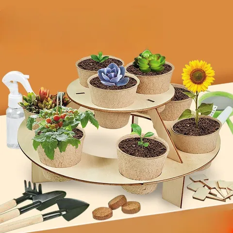 Bộ dụng cụ trồng cây đa năng cho bé DIY hạt giống gieo mầm - giúp trẻ có tinh thần trách nhiệm - thegioidochoi1104
