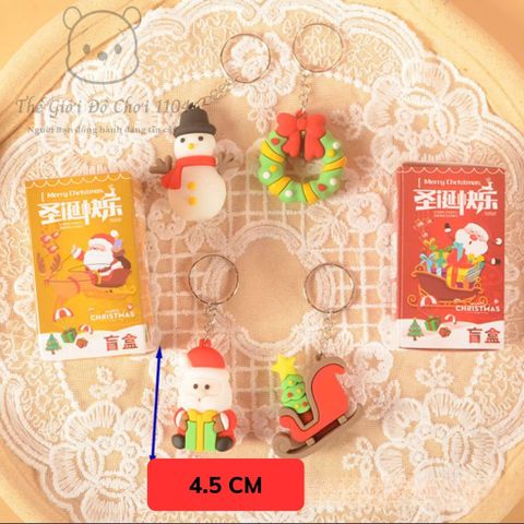 Bộ Móc Khóa Giáng Sinh Siêu Đáng Yêu - Quà Tặng Ý Nghĩa Cho Mùa Noel
