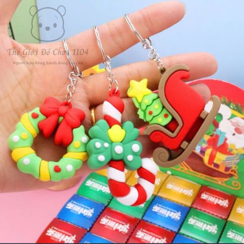 Bộ Móc Khóa Giáng Sinh Siêu Đáng Yêu - Quà Tặng Ý Nghĩa Cho Mùa Noel