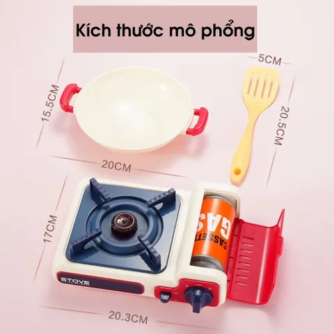 Bếp Gas Đồ Chơi Play House - Bếp Nấu Ăn Có Nhạc & Đèn Cho Trẻ Em Từ 3 Tuổi - Đồ Chơi Phát Triển Kỹ Năng Sáng Tạo