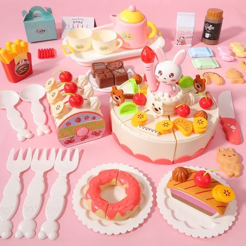 Đồ chơi cắt bánh sinh nhật DIY Music - tiệc trà bánh 85 chi tiết - Hiệu ứng thổi nến - thegioidochoi1104