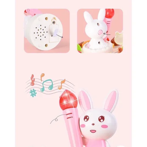 Đồ chơi cắt bánh sinh nhật DIY Music - tiệc trà bánh 85 chi tiết - Hiệu ứng thổi nến - thegioidochoi1104