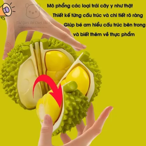Bộ đồ chơi cắt trái cây, rau củ, hải sản 31 chi tiết - Giúp bé phát triển tư duy sáng tạo