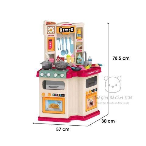 Bộ bếp nấu ăn cỡ lớn cho bé Talented Chef Spraying Kitchen - Hiệu ứng hơi nước và nước sôi