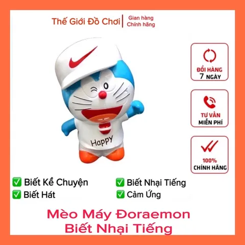 [HOT] Mèo Máy Doraemon Hellokitty Cảm Ứng Biết Nói Chuyện Biết Hát Mèo Thông Minh TPHCM