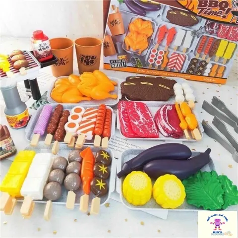 [ HOT ] Bộ Đồ Chơi Nấu Ăn Cho Bé BBQ 55 Chi Tiết Giá Rẻ TpHCM