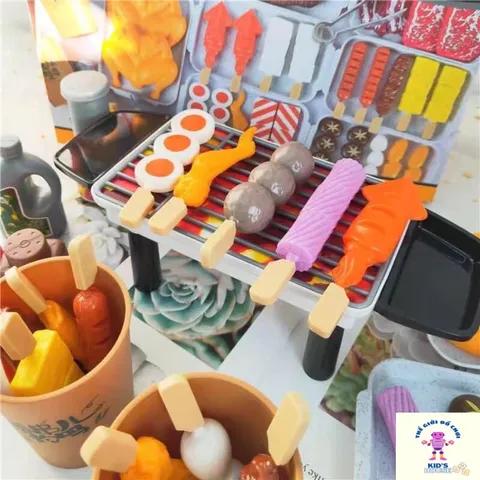 [ HOT ] Bộ Đồ Chơi Nấu Ăn Cho Bé BBQ 55 Chi Tiết Giá Rẻ TpHCM