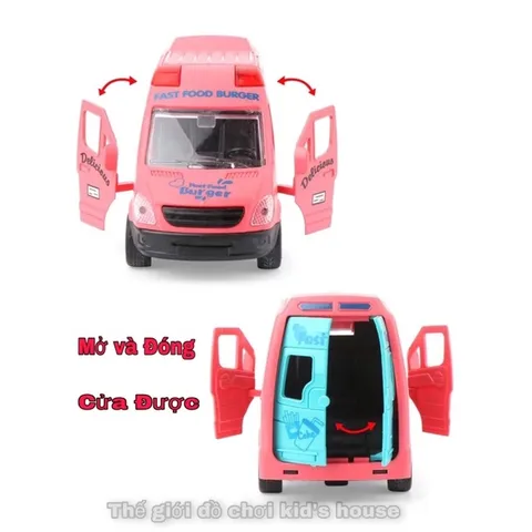 Xe đẩy trớn bán thức ăn nhanh mở cửa xe được giá rẻ TPHCM
