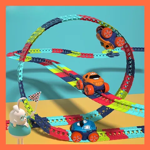 Đường đua xe siêu tốc Changeable Track - ô tô leo dây - 184 chi tiết - Vượt mọi địa hình - thegioidochoi1104