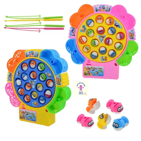 Đồ Chơi Câu Cá Bằng Pin 4 Cần Câu Có Nhạc Phát Triển Kỹ Năng Cho Bé TpHCM