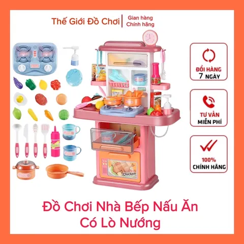 Bộ đồ chơi nhà bếp nấu ăn có lò nướng cỡ Lớn TPHCM