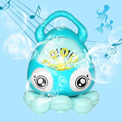 Đồ chơi thổi bong bóng xà phòng cho bé hình con Mực có nhạc vui nhộn TPHCM