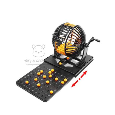 Lồng Quay Số Bingo 90 Số - Trò Chơi Giải Trí Gia Đình Mùa Tết - Lô Tô Cao Cấp, Thú Vị Cho Mọi Lứa Tuổi