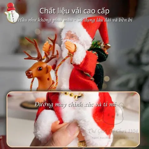 Đồ Chơi Ông Già Noel Độc Đáo - Món Quà Giáng Sinh Hoàn Hảo Cho Bé - Nhiều Chức Năng Thú Vị và An Toàn Cho Trẻ Em