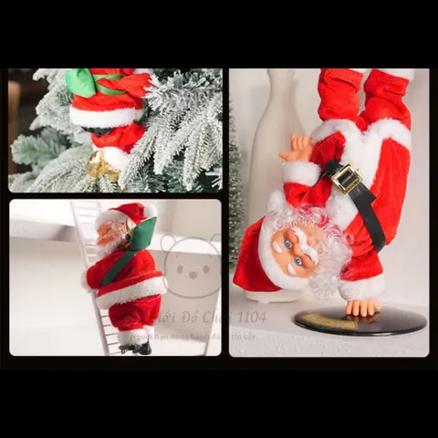 Đồ Chơi Ông Già Noel Độc Đáo - Món Quà Giáng Sinh Hoàn Hảo Cho Bé - Nhiều Chức Năng Thú Vị và An Toàn Cho Trẻ Em