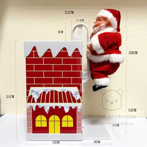 Đồ Chơi Ông Già Noel Độc Đáo - Món Quà Giáng Sinh Hoàn Hảo Cho Bé - Nhiều Chức Năng Thú Vị và An Toàn Cho Trẻ Em