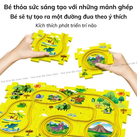 Đồ chơi lắp ráp đường ray Rail Car 25 chi tiết chủ đề Máy Bay, Ô tô, Thuyển Biển cho Bé