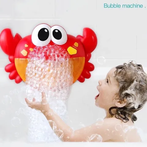 Đồ chơi nhà tắm cua tạo bọt cho bé có nhạc sử dụng pin