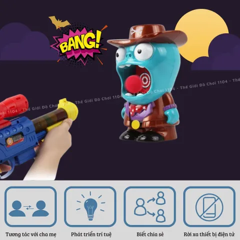 Đồ chơi tiêu diệt Zombie Bằng Bi Xốp – Đồ Chơi An Toàn, Phát Triển Trí Tuệ Cho Bé
