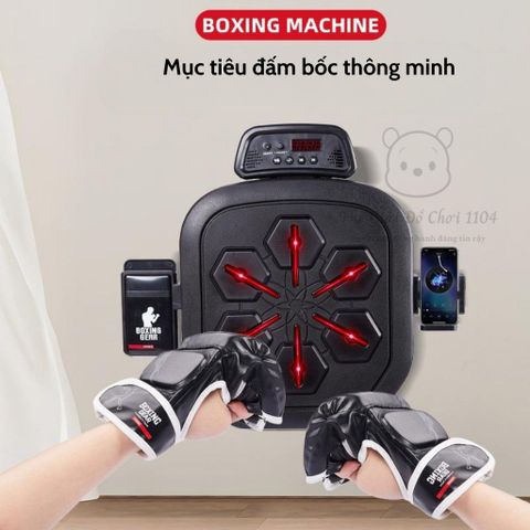Máy Tập Boxing Đa Năng - Boxing Machine Cao Cấp với LED và Bluetooth - Thiết bị Tập Thể Dục Tại Nhà Chuyên Nghiệp