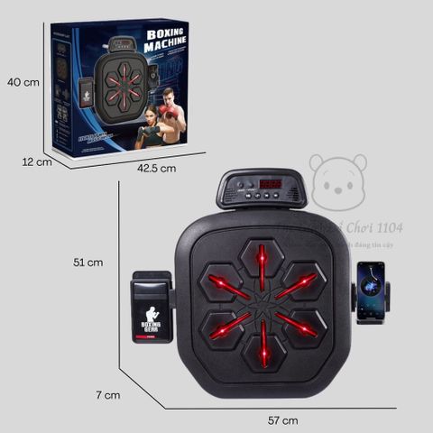 Máy Tập Boxing Đa Năng - Boxing Machine Cao Cấp với LED và Bluetooth - Thiết bị Tập Thể Dục Tại Nhà Chuyên Nghiệp
