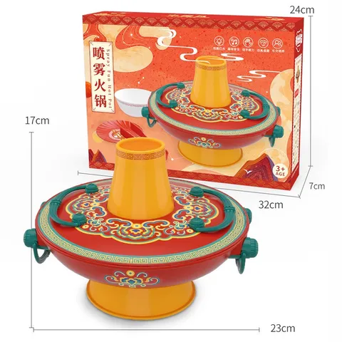 Bộ Đồ Chơi Nấu Ăn Mô Phỏng Nồi Lẩu 74 Chi Tiết - Hiệu Ứng Hơi Nước, Âm Thanh, Đồ Chơi Nhập Vai Cho Bé 4 Tuổi Trở Lên