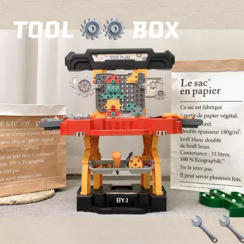 Đồ chơi sửa chữa cho bé trai TOOL BOX Vali kỹ sư lắp ráp vặn ốc vít cho bé Tập làm kỹ sư Thegioidochoi1104