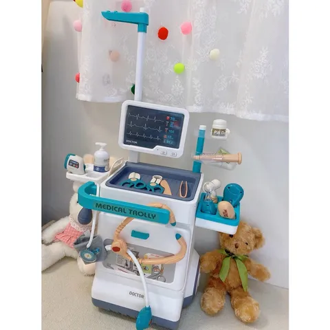 Đồ chơi xe đẩy bác sĩ cao cấp phiên bản Nâng Cấp 26 chi tiết đồ chơi nhập vai định hướng tương lại cho bé